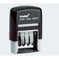 Trodat  Printy Dater Rectangle Self Inking Non Customizable Stamp (5/32"x1")